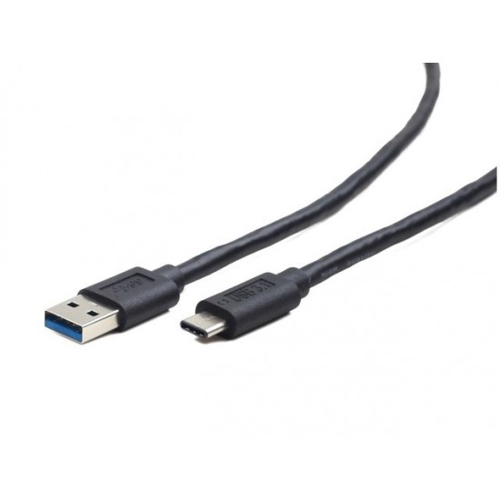 Kabel USB Type-C(M)-AM 3.0 1m czarny 