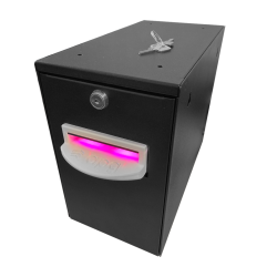 Note Acceptor 140 x 270 x 230 mm, Hardware Standalone,  includes power supply and USB cable . Capacity: 300 notes/bills