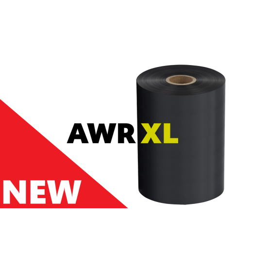 RL GENERIC Outside AWR XL 154mmx600m Black. Compatible with the printers using ribbons of 450m currently.