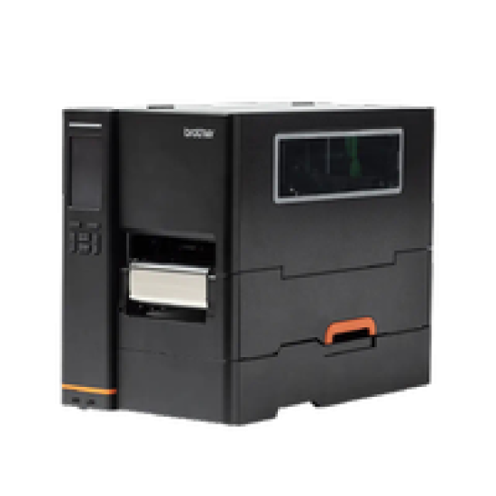 Industrial 4-inch thermal transfer printer, 203dpi with LED indicators. Optimized for continuous labeling. 203dpi ? Thermal Transfer ? LED