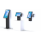 Floor standing self service kiosk-black