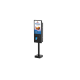 Single sided Microtouch QSR kiosk w/scanner. Black