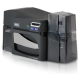 YMCKOK Cartridge with Cleaning Roller: Full-color ribbon with resin black and clear overlay panel - 600 images. Compatible with: DTC4500e