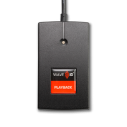 pcProx Playback MIFARE Wallmount Black USB Reader