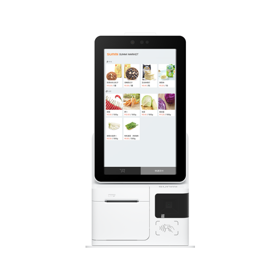 K2 MINI, SUNMI OS, A9, 15.6_ mono screen, 4GB+64GB, SUNMI S100W Scanner, 58/80mm printer, NFC, Wifi, Desktop, EU Adapter, 1-Y