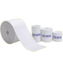 Linerless Label Standard/Width:105mm 4.13in /Length:32m 104.96ft /OD:67mm 2.64in /Core ID:1inch/18 roll per ctn
