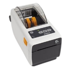 Direct Thermal Printer ZD411, Healthcare, 203 dpi, USB, USB Host, Modular Connectivity Slot, 802,11ax, BT5,2, All Countries Except USA, Canada and Japan, EU and UK Cords, Swiss Font, EZPL