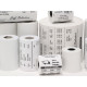RECEIPT, PAPER, 80MMX27M, DIRECT THERMAL, Z-PERFORM 1000D 60 RECEIPT, UNCOATED, 13MM CORE