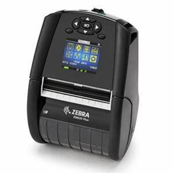 DT Printer ZQ610 Plus 2 /48mm, English/Latin fonts,BT 4.x, Linered platen, 0.75  core, Group E, Shoulder strap, Belt clip