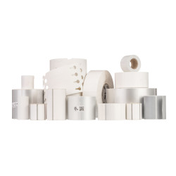 Label, Paper, 64x51mm, Thermal Transfer, Z-Perform 1000T, Uncoated, Permanent Adhesive, 76mm Core